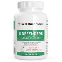 5 Defenders Organic Mushroom Blend - 90 Capsules