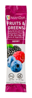 NutriDyn Fruits & Greens TO GO - Berry (30 Stick Packets)
