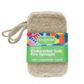 Non-Toxic Dishwasher Safe Eco-Sponges (3 Pack)