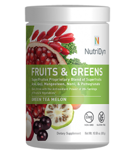 NutriDyn Fruits & Greens - Green Tea/Melon