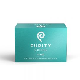 FLOW Purity Organic Coffee - Medium Roast Coffee Pods (12 ct.)