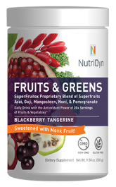 NutriDyn Fruits & Greens with Monk Fruit - Blackberry Tangerine