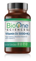 Vitamin D3 5000 + K2 - 60 Vegetarian Capsules